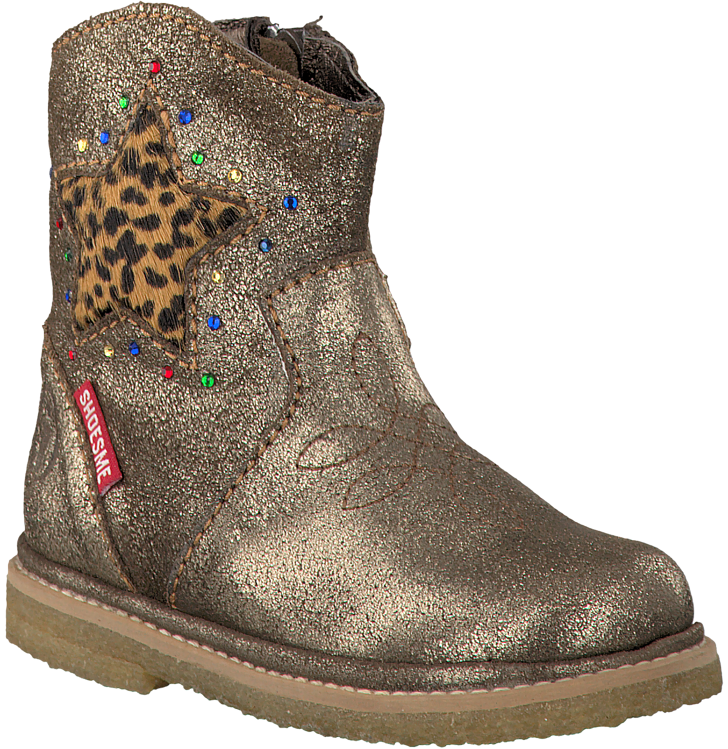 Bronzen SHOESME Lange laarzen BC5W016C | Omoda Bronzen SHOESME Lange laarzen BC5W016C | Omoda