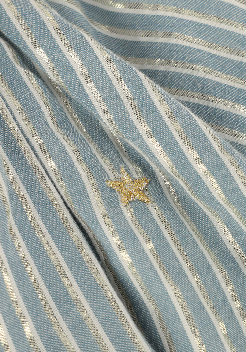 Lichtblauwe LIKE FLO Blouses CARMEN FLO BALLOON TOP - large