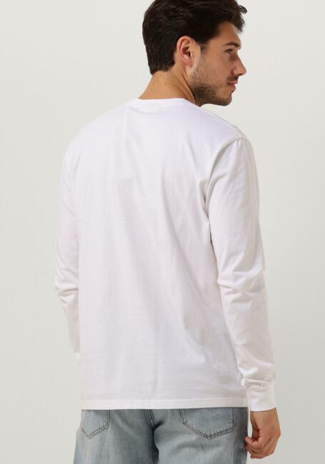 Witte FORÉT Polo / T-shirt REMOTE LONGSLEEVE - large
