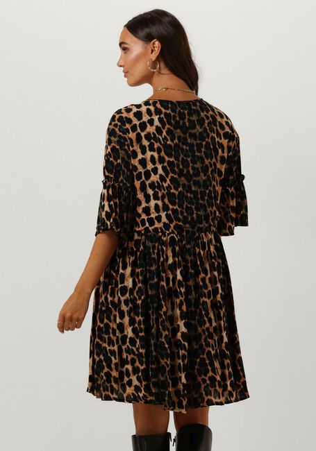 Bruine ALIX THE LABEL Mini jurk LADIES WOVEN ANIMAL DRESS 1 - large
