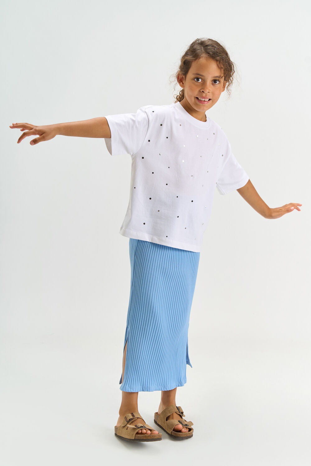 Witte THE NEW T-shirt TNTRUDIE - large