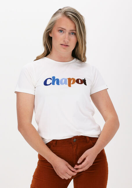 Gebroken wit FABIENNE CHAPOT T-shirt TERRY PIA - large