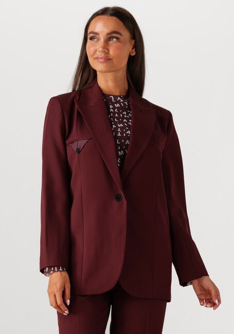 Bordeaux HAUTE L'AMITIÉ Gilet PREMIERE SINGLE BLAZER - large