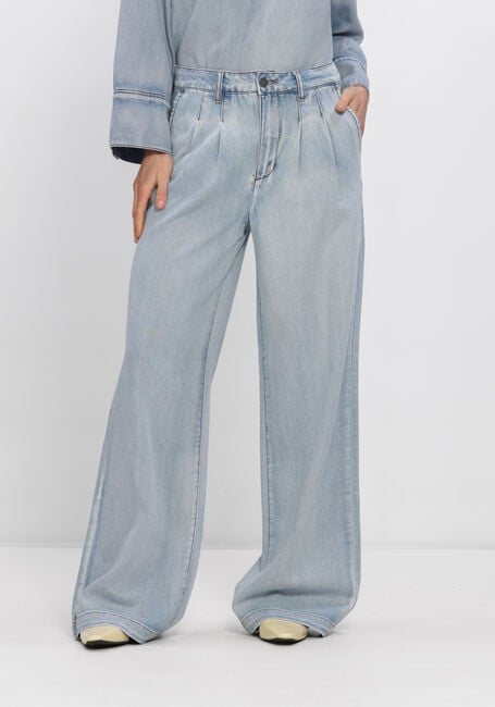 Blauwe MY ESSENTIAL WARDROBE Wide jeans MWZITO 171 HIGH WIDE PANT - large