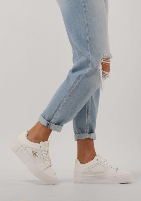 Witte CALVIN KLEIN Lage sneakers VULC FLATFORM BOLD FLUO - large
