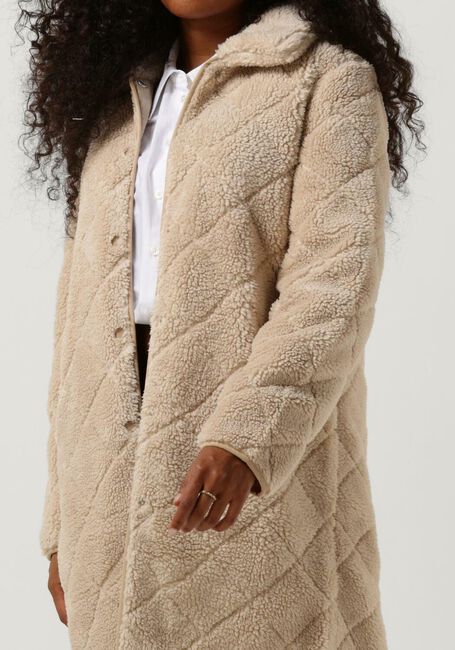Beige ANOTHER LABEL Teddy jas DANAE COAT - large