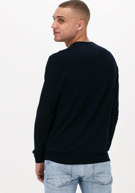 Donkerblauwe SCOTCH & SODA Trui CLASSIC CREWNECK PULLOVER - large