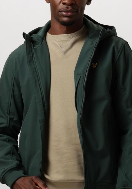 Blauwe LYLE & SCOTT Jack FLEECE BACK SOFTSHELL JACKET - large