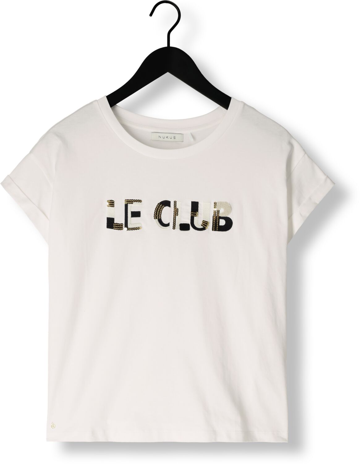 NUKUS Dames Tops & T-shirts Femke Shirt Le Club Wit
