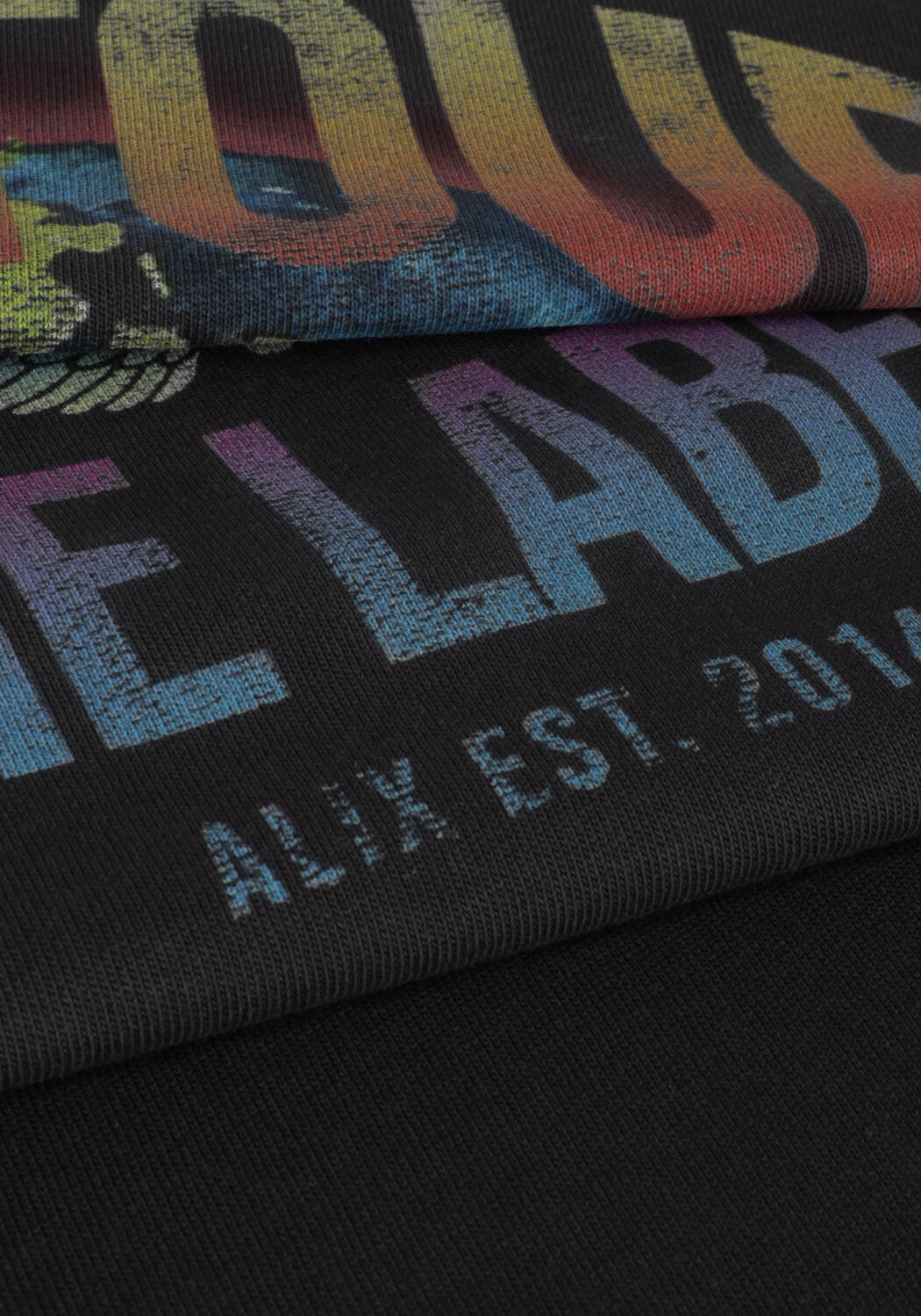 Zwarte ALIX THE LABEL Mini jurk LADIES KNITTED ON TOUR T-SHIRT DRESS - large