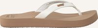 Witte REEF Teenslippers CUSHION LUNA - medium