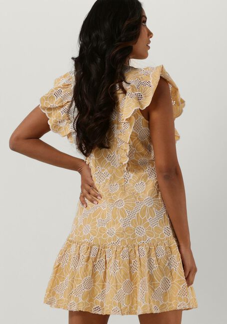 Gele Y.A.S. Mini jurk YASCURIMA SS DRESS - large