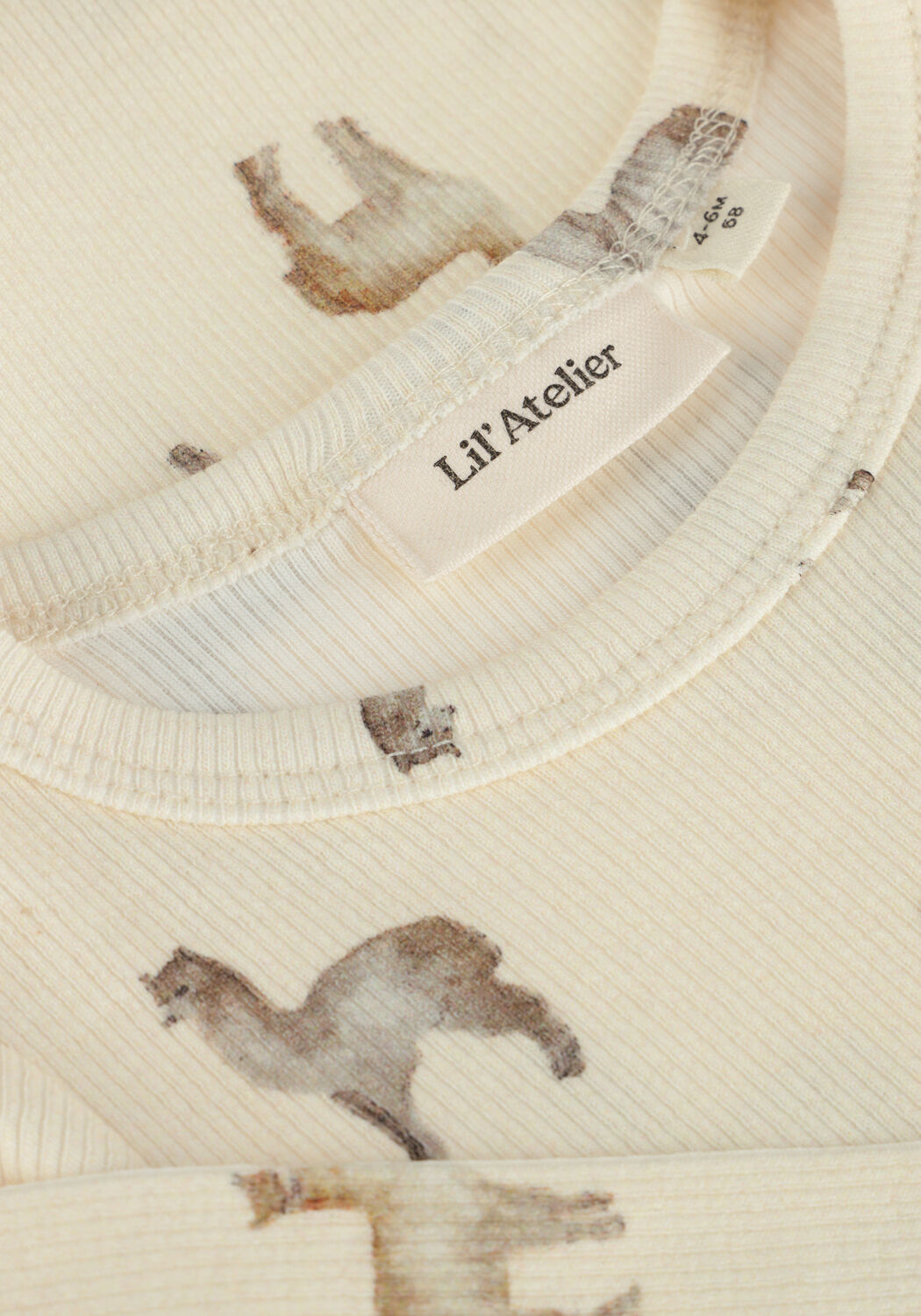 Beige LIL' ATELIER Rompers NBNGAVO KIN LS SLIM BODY LIL - large