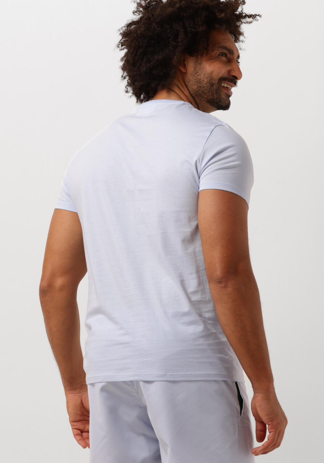 LACOSTE Heren Polo's & T-shirts 1ht1 Men's Tee-shirt Lichtblauw