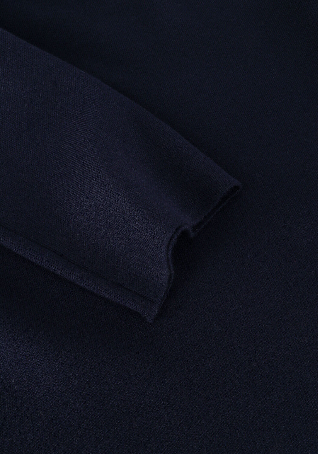 Donkerblauwe MINUS Trui LUPI HIGH NECK PULLOVER - large