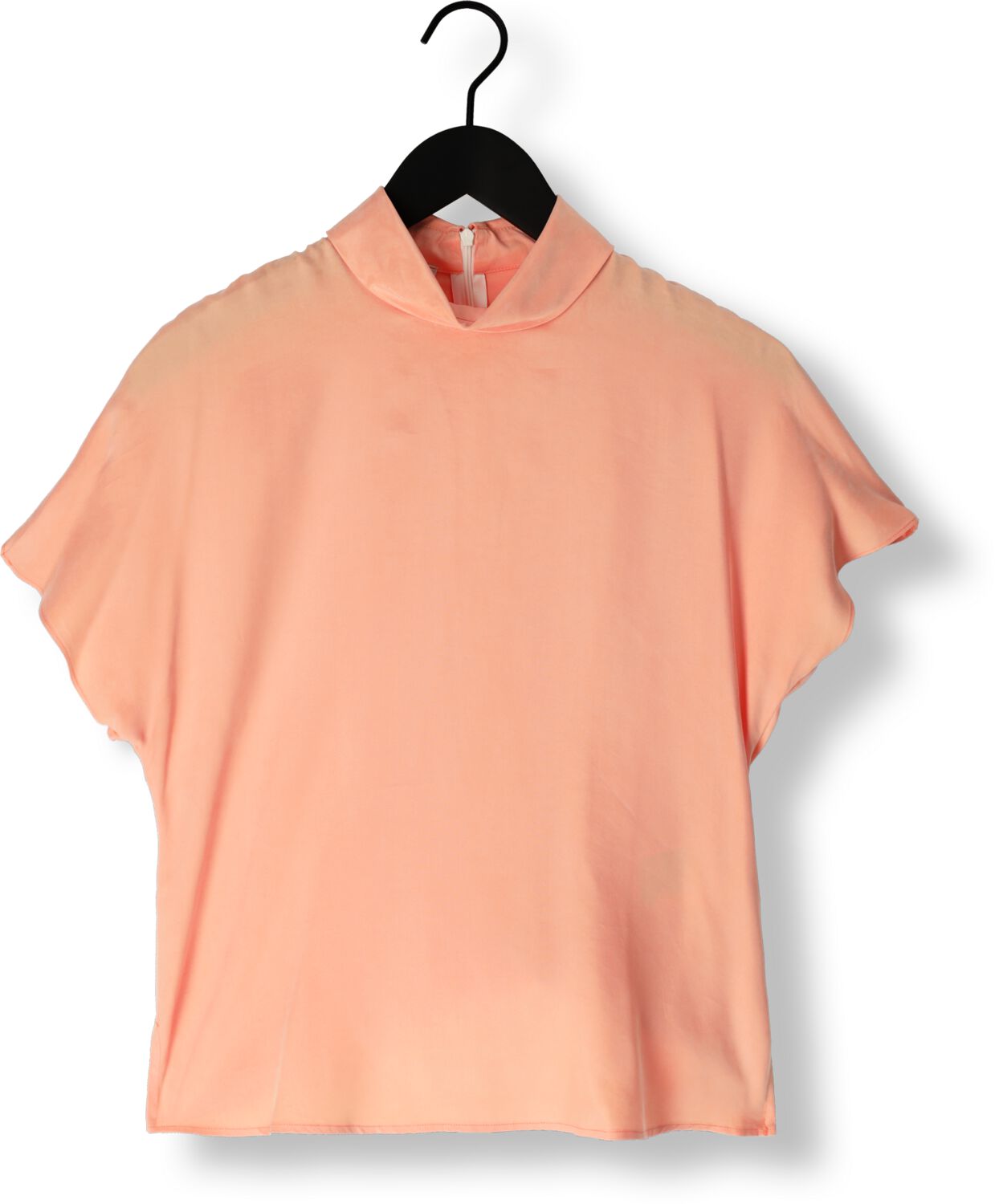 VANILIA Dames Tops & T-shirts Satin Fluid Layer Koraal