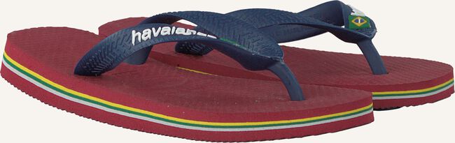 Rode HAVAIANAS Teenslippers BRASIL LOGO KIDS Rode HAVAIANAS Teenslippers BRASIL LOGO KIDS - large