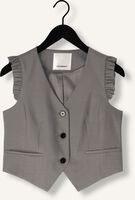 Donkergrijze CO'COUTURE Gilet LIANE FRILL TAILOR VEST Donkergrijze CO'COUTURE Gilet LIANE FRILL TAILOR VEST - medium