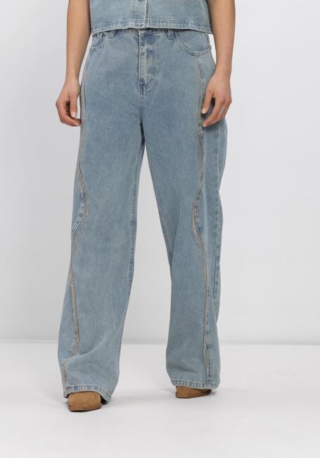 Blauwe REFINED DEPARTMENT Wide jeans PAYTON - large