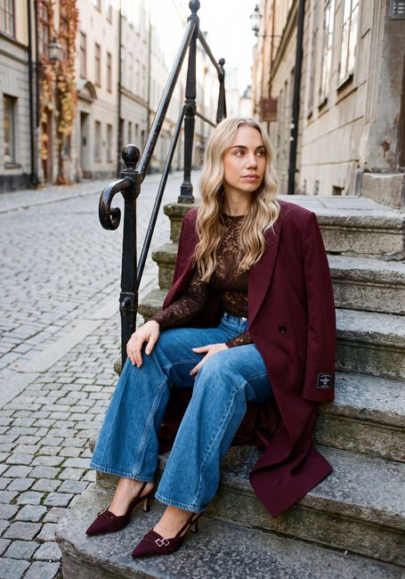 Bordeaux JOSH V Mantel ATHENA COAT - large