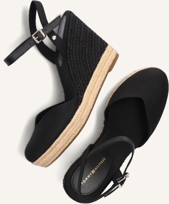 Zwarte TOMMY HILFIGER Espadrilles BASIC CLOSED TOE HIGH WEDGE Zwarte TOMMY HILFIGER Espadrilles BASIC CLOSED TOE HIGH WEDGE - large
