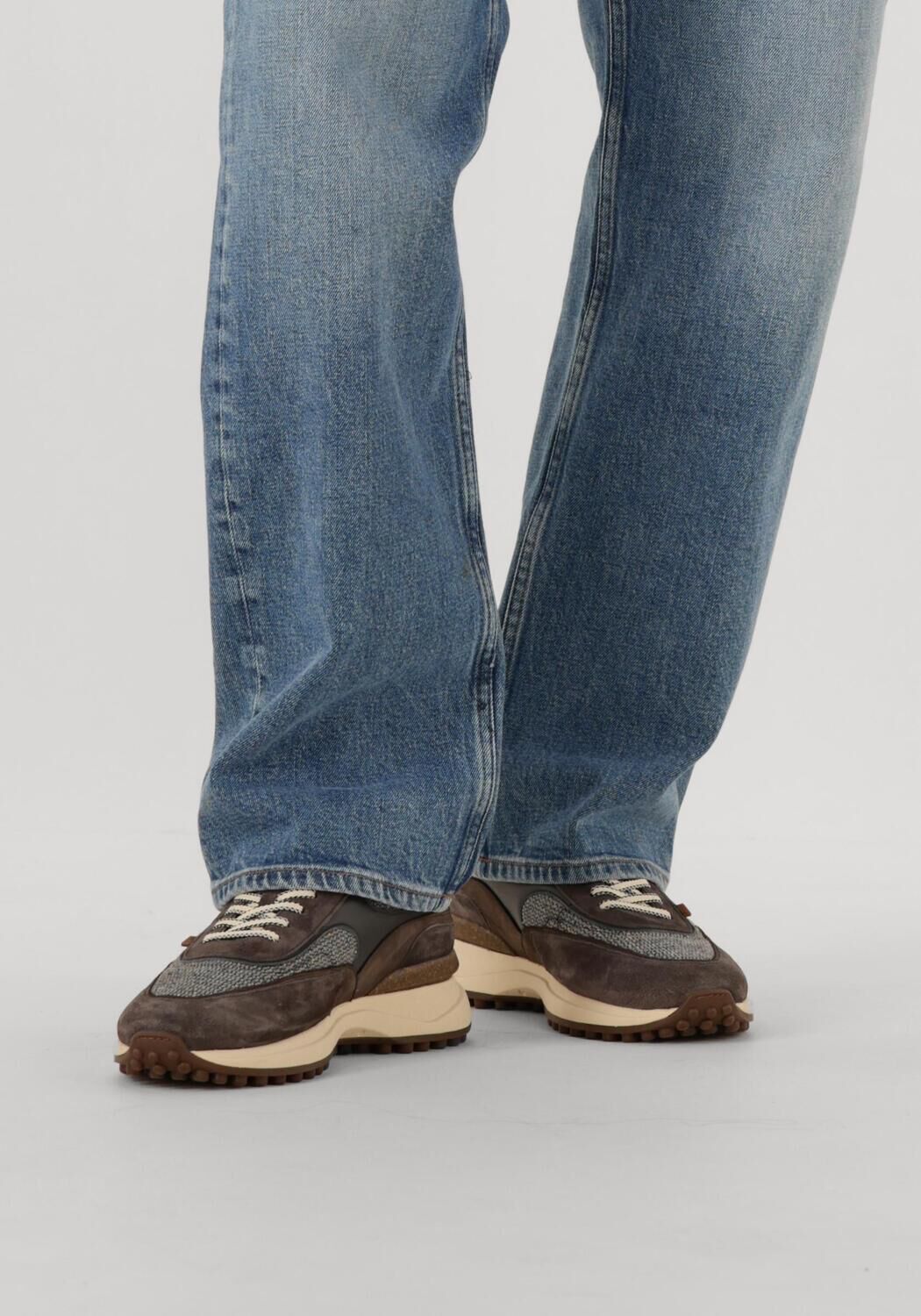 Grijze FLORIS VAN BOMMEL Lage sneakers SFM-10152 NOPPI - large