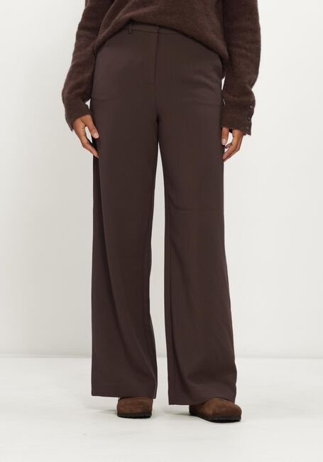 Bruine MSCH COPENHAGEN Pantalon MSCHMACY MICHELLE HW WIDE PANTS REGULAR - large