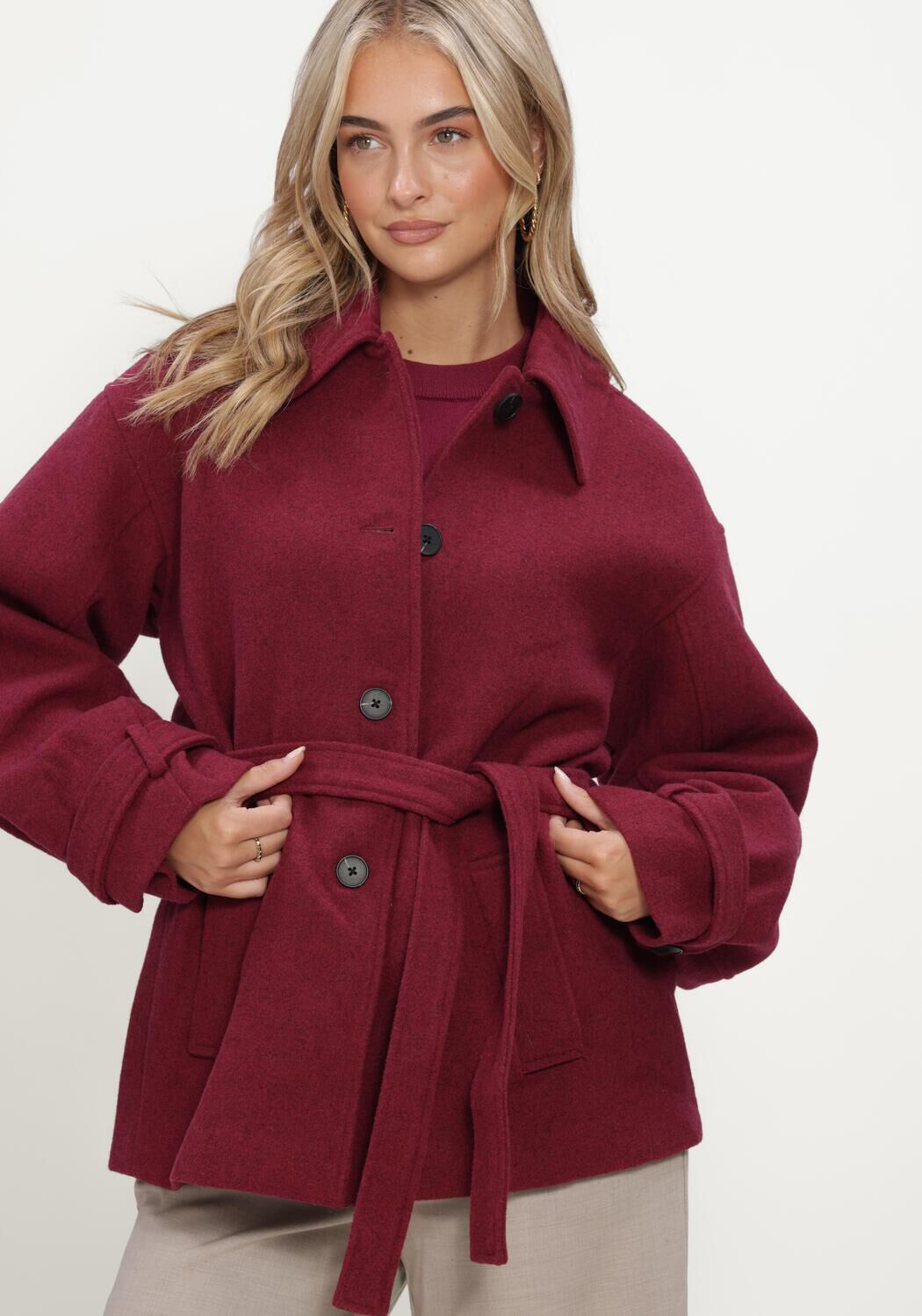 MSCH COPENHAGEN Dames Jassen Mschamaranda Jacket Bordeaux