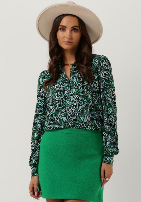 Blauwe VANILIA Blouses LIQUID BLOUSE - large