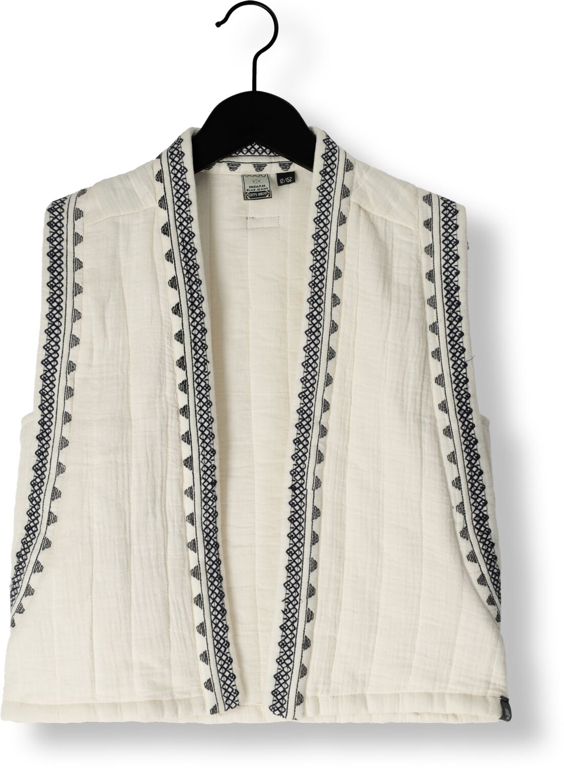 INDIAN BLUE JEANS Meisjes Blazers Sleeveless Embroidery Vest Wit