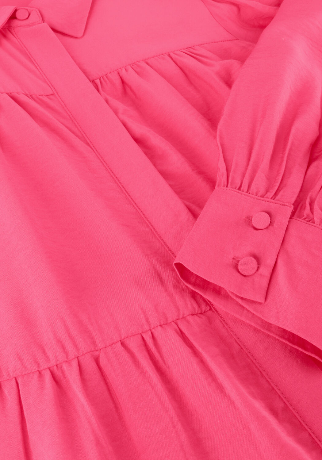 Roze Y.A.S. Mini jurk YASPALA LS SHIRT DRESS S. - large