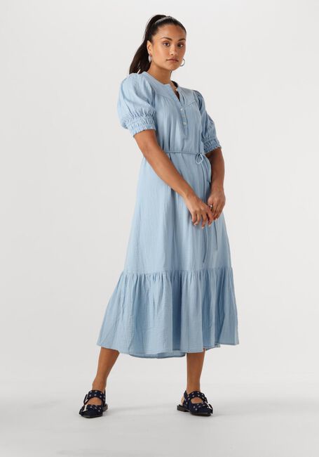Lichtblauwe MOLIIN Midi jurk ALEX - large