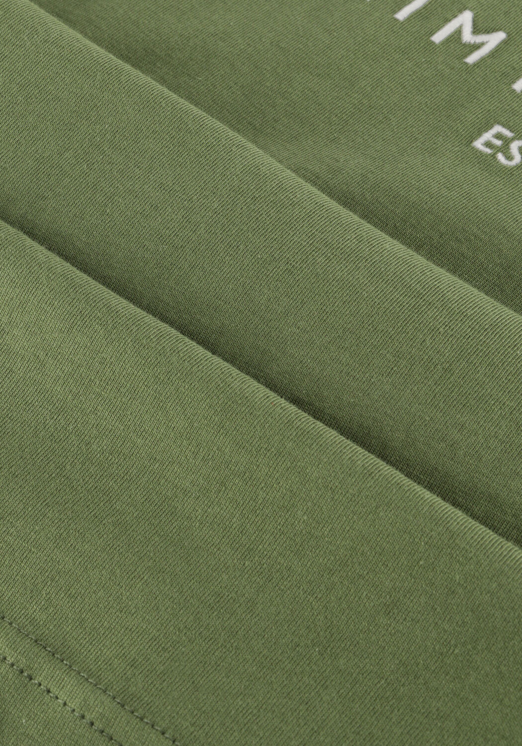 Olijf TOMMY HILFIGER T-shirt TOMMY LOGO TEE - large