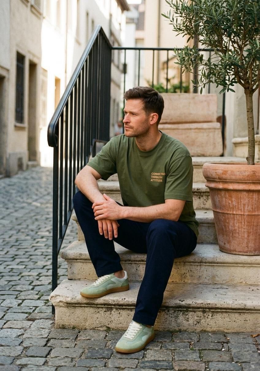 Groene THE HOFF BRAND Lage sneakers PARK MEN - medium