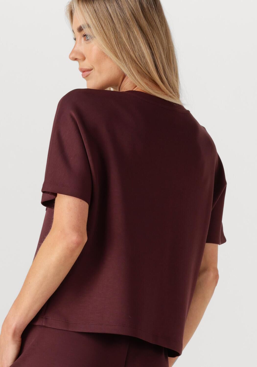 MSCH COPENHAGEN Dames Tops & T-shirts Mschharissa Ima Q Ss Sweatshirt Bordeaux