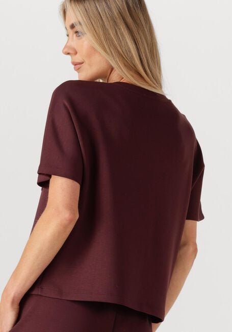 Bordeaux MSCH COPENHAGEN Top MSCHHARISSA IMA Q SS SWEATSHIRT - large