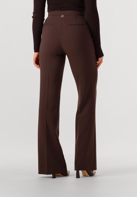 Bruine TWINSET MILANO Wijde broek 252TT2381 - large