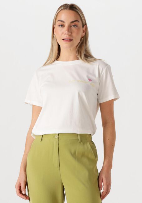 Witte YDENCE T-shirt T-SHIRT LA DOLCE VITA - large