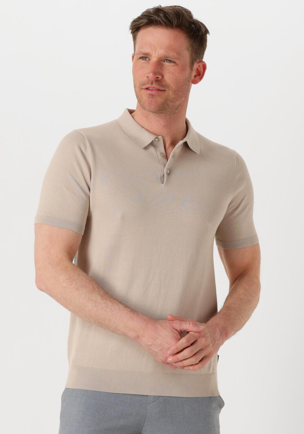 SAINT STEVE Heren Polo's & T-shirts Chris Beige