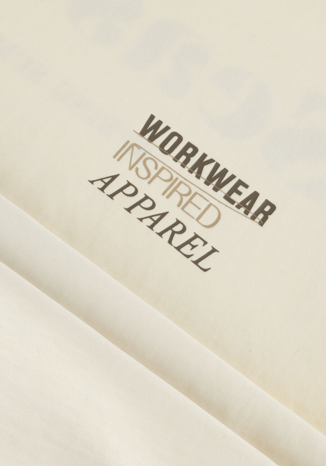 Ecru ANERKJENDT T-shirt AKKIKKI SEASONAL TEE - large