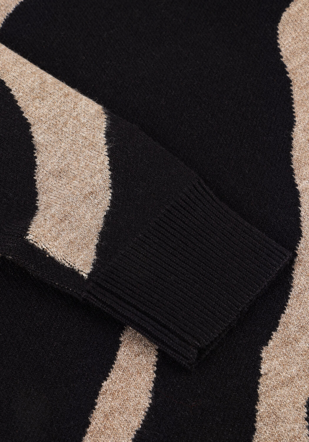 Multi OBJECT Mini jurk OBJRAY L/S KNIT DRESS AOP - large