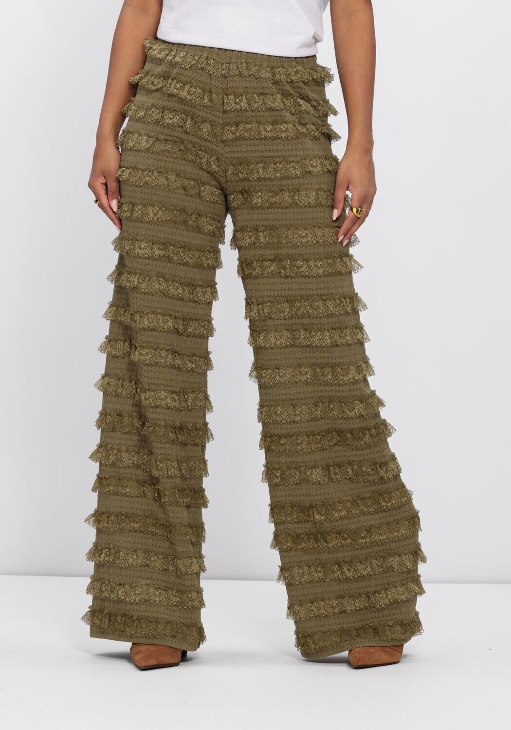 Groene HARPER & YVE Broeken LO-PA - large