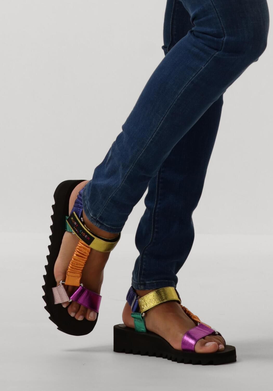 Multi KURT GEIGER LONDON Platte sandalen ORION - large