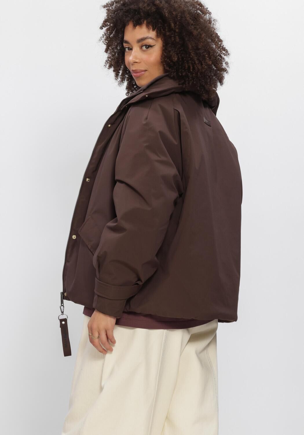 Bruine HARPER & YVE Gewatteerde jas BLAZE-JA - large