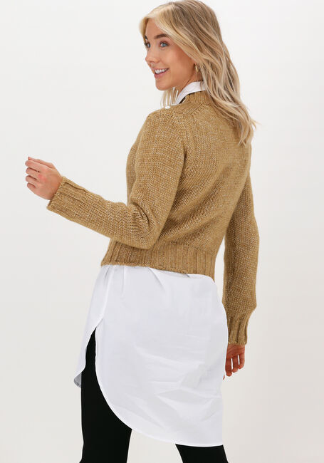Beige VANILIA Trui SMALL BUTTON - large