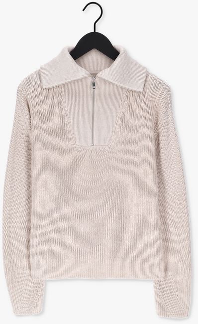 Beige ANOTHER LABEL Trui DARA KNITTED PULL L/S - large