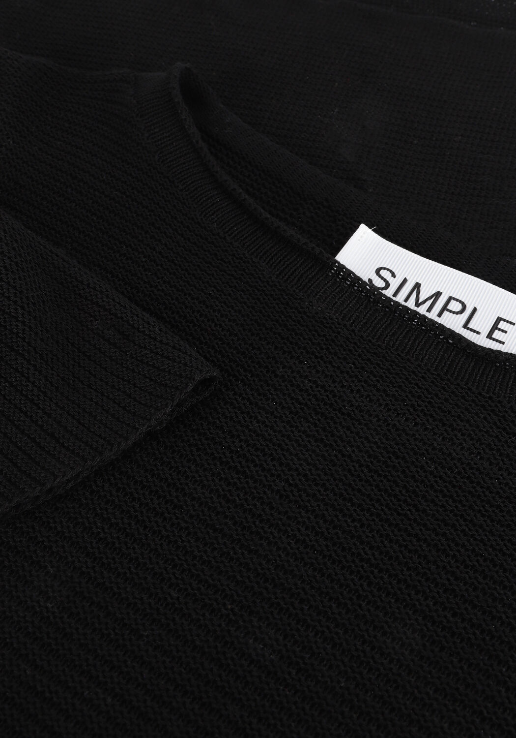 Zwarte SIMPLE Top KNITTED SWEATER CORNELIA ES - large