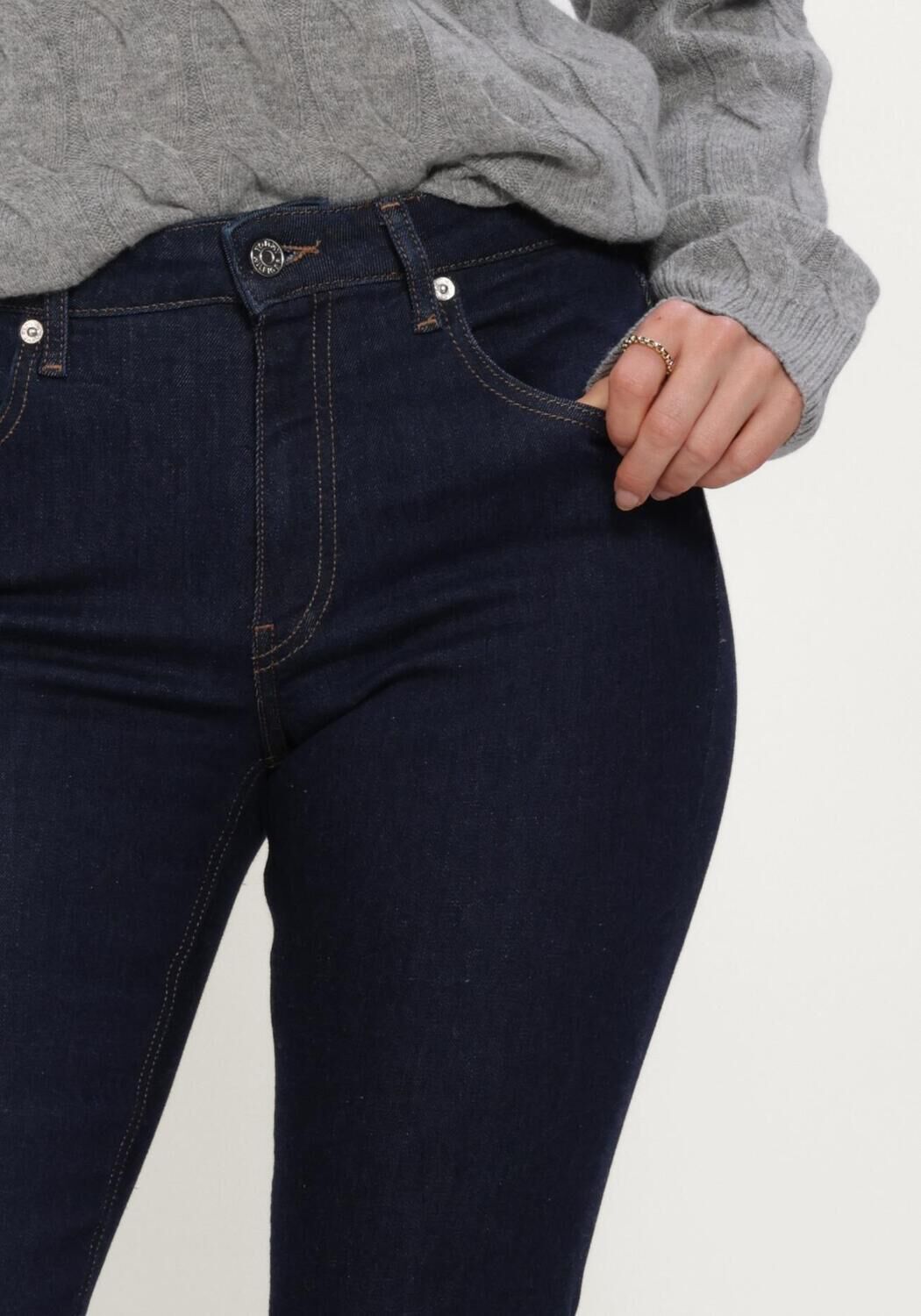 Donkerblauwe TOMMY HILFIGER Flared jeans LUNA MID RISE FLARE ESSENTIAL - large