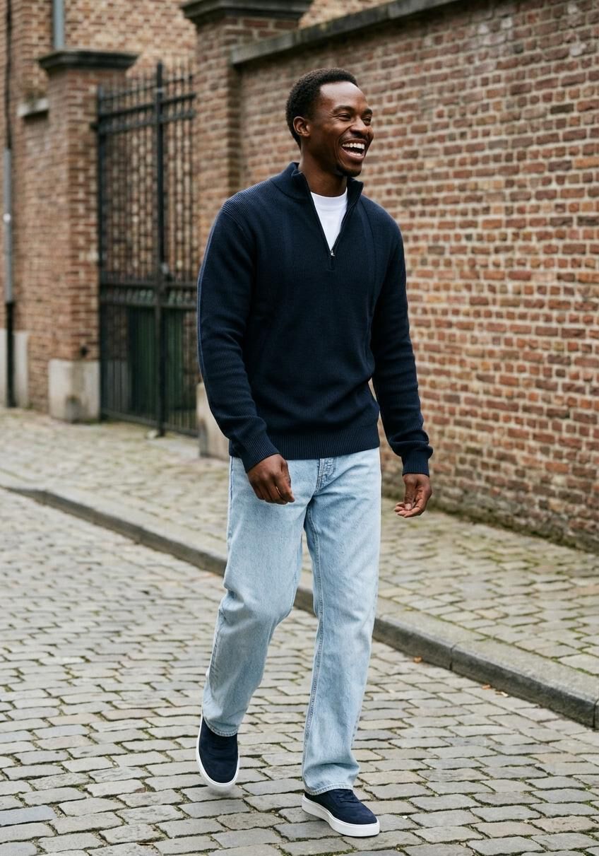 Blauwe STEFANO LAURAN Lage sneakers STAR 001 - medium