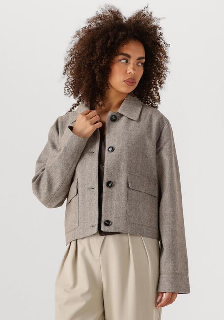 Bruine NEO NOIR Jack ROMANA HERRINGBONE JACKET - large